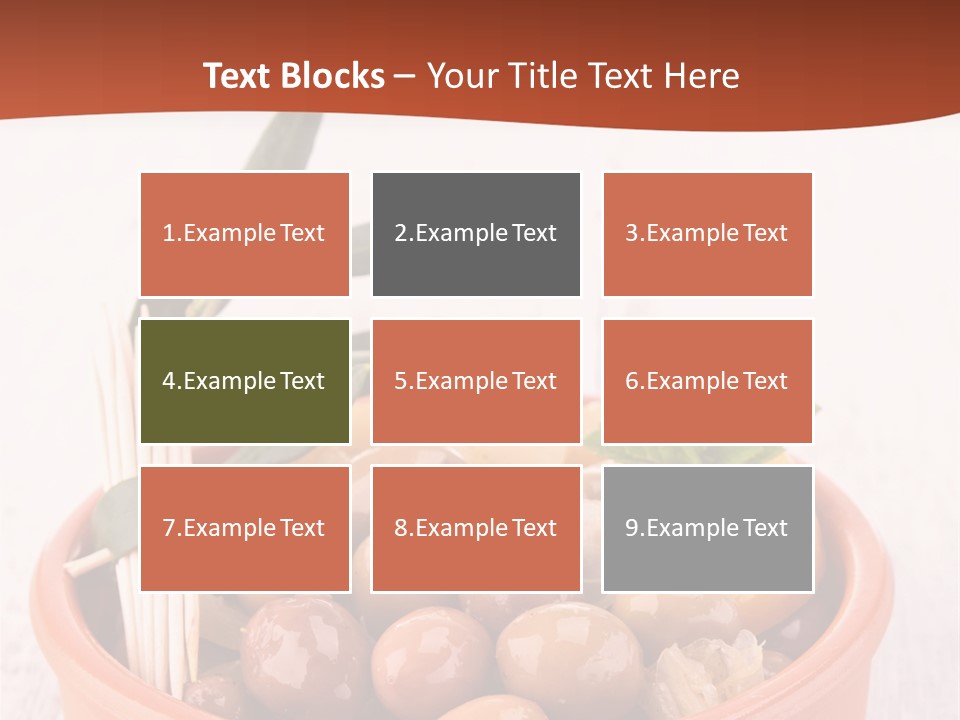 Fresh Seasonal Olive PowerPoint Template