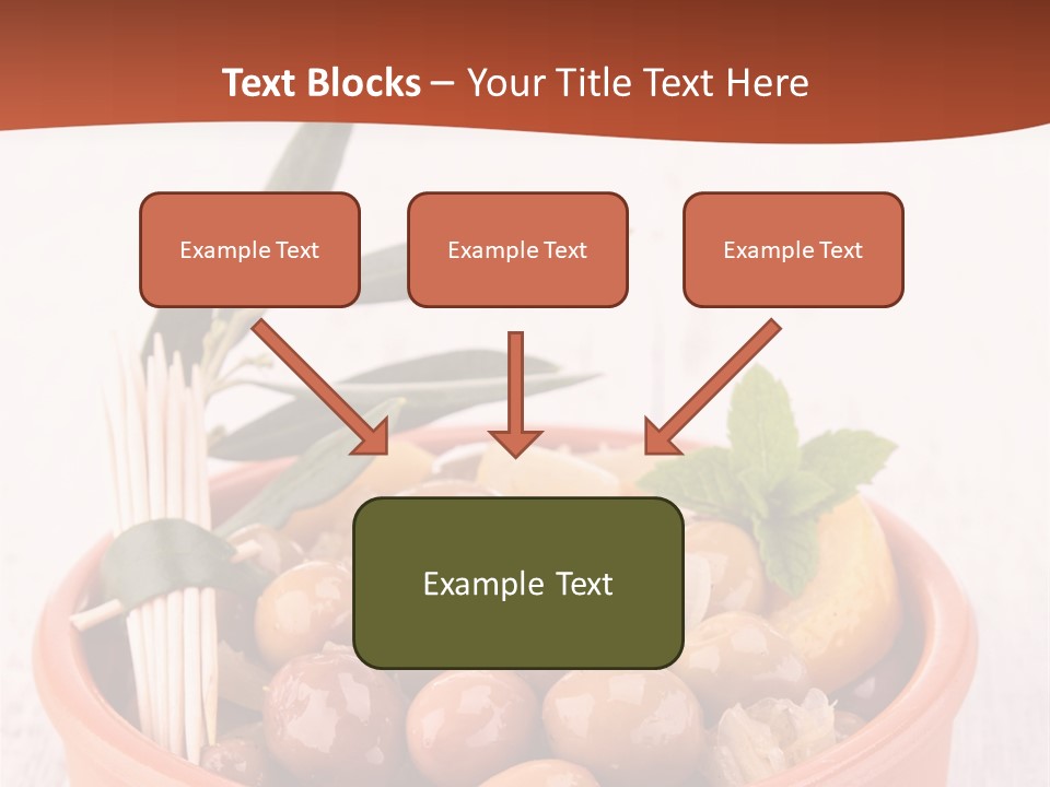 Fresh Seasonal Olive PowerPoint Template