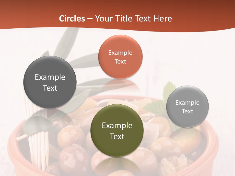 Fresh Seasonal Olive PowerPoint Template