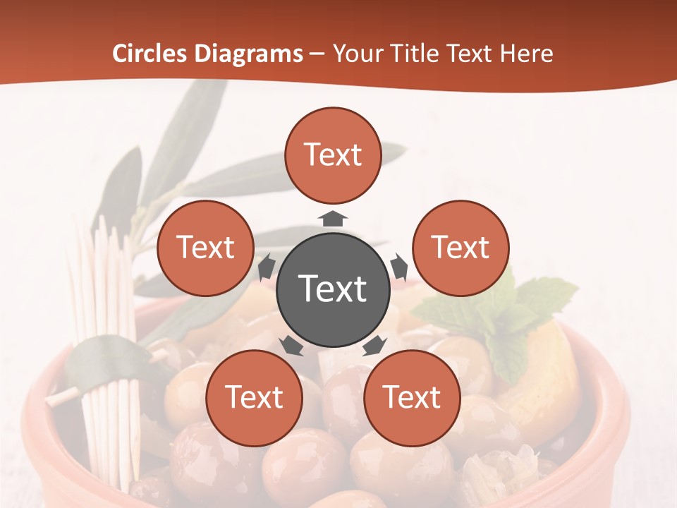 Fresh Seasonal Olive PowerPoint Template