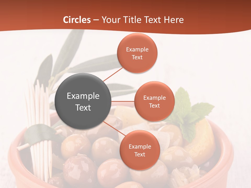 Fresh Seasonal Olive PowerPoint Template