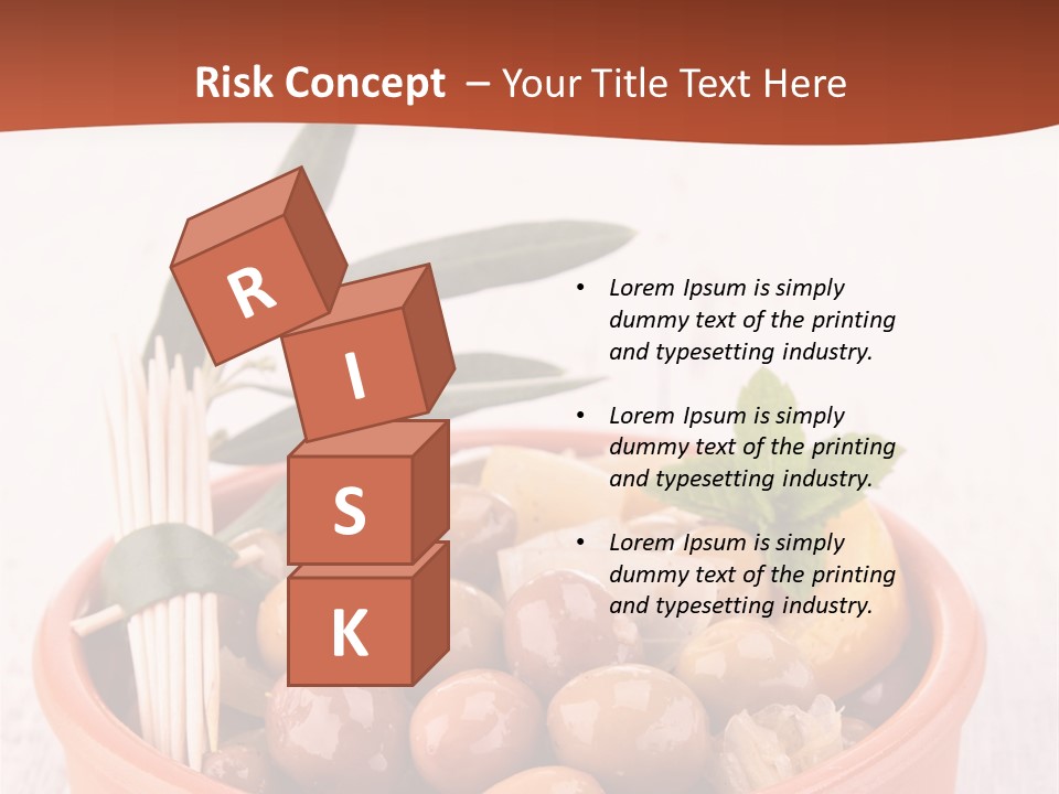 Fresh Seasonal Olive PowerPoint Template