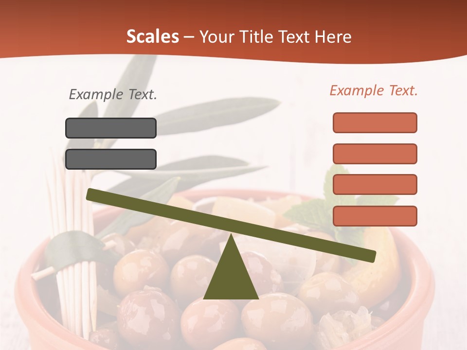 Fresh Seasonal Olive PowerPoint Template