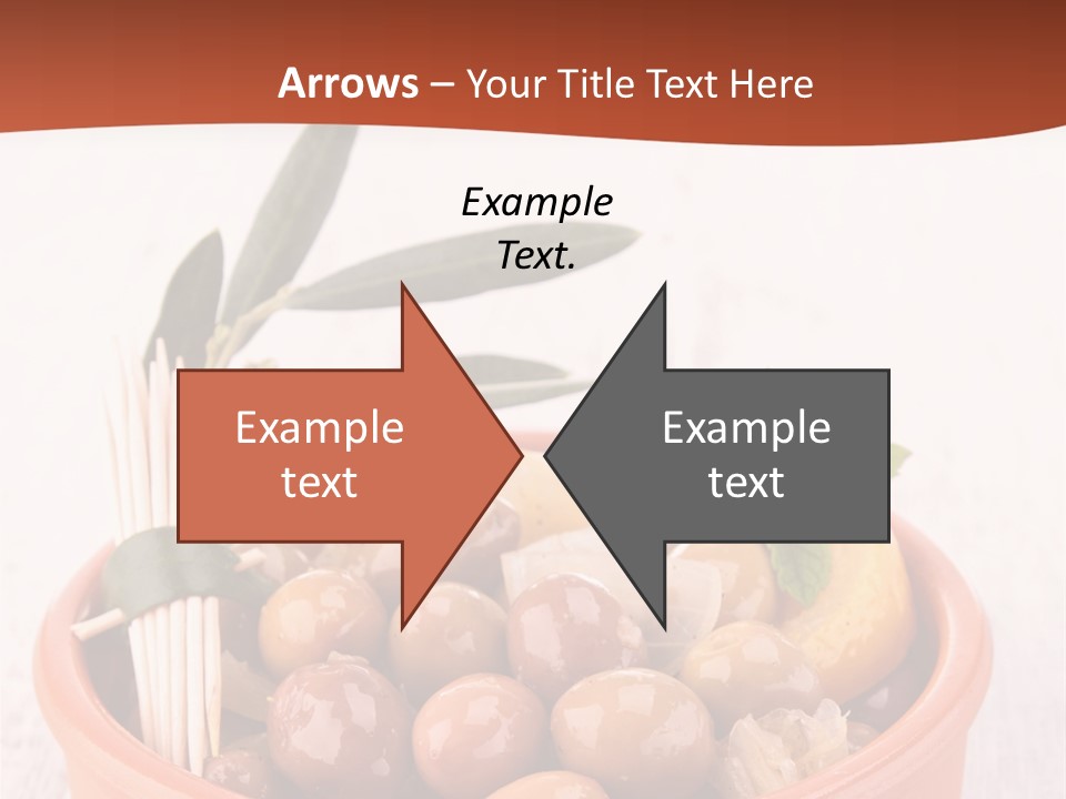 Fresh Seasonal Olive PowerPoint Template