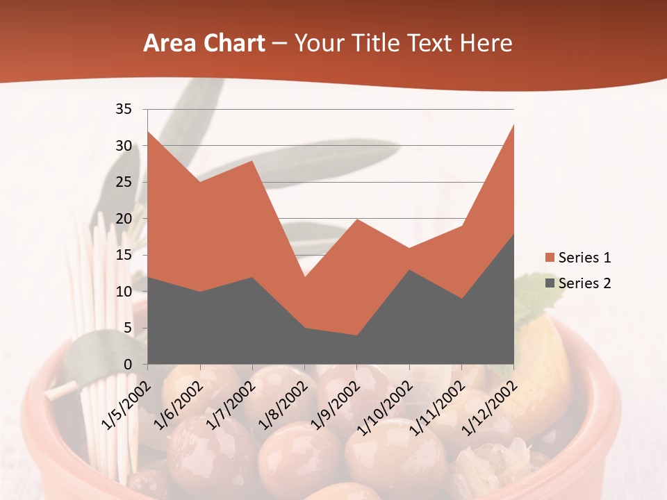 Fresh Seasonal Olive PowerPoint Template