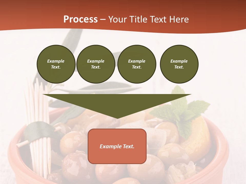 Fresh Seasonal Olive PowerPoint Template