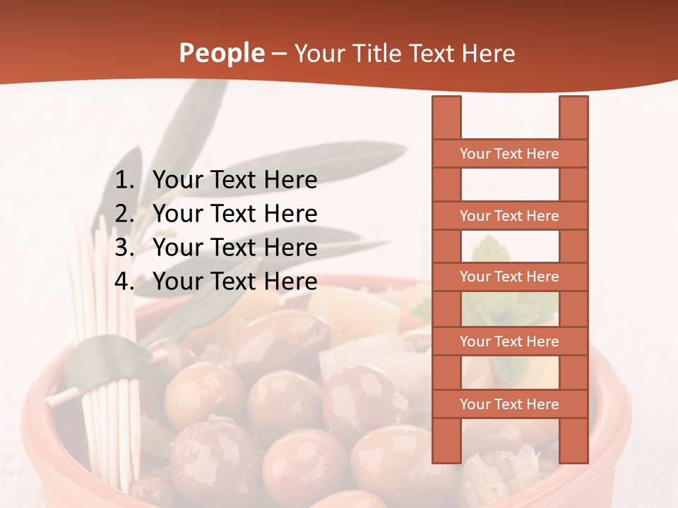 Fresh Seasonal Olive PowerPoint Template