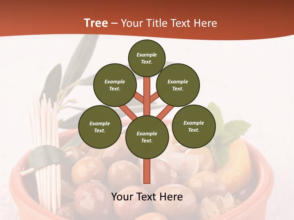 Fresh Seasonal Olive PowerPoint Template
