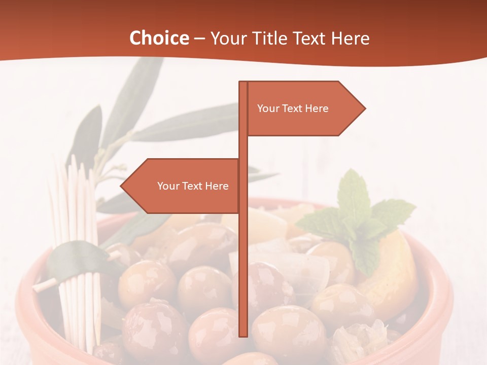 Fresh Seasonal Olive PowerPoint Template