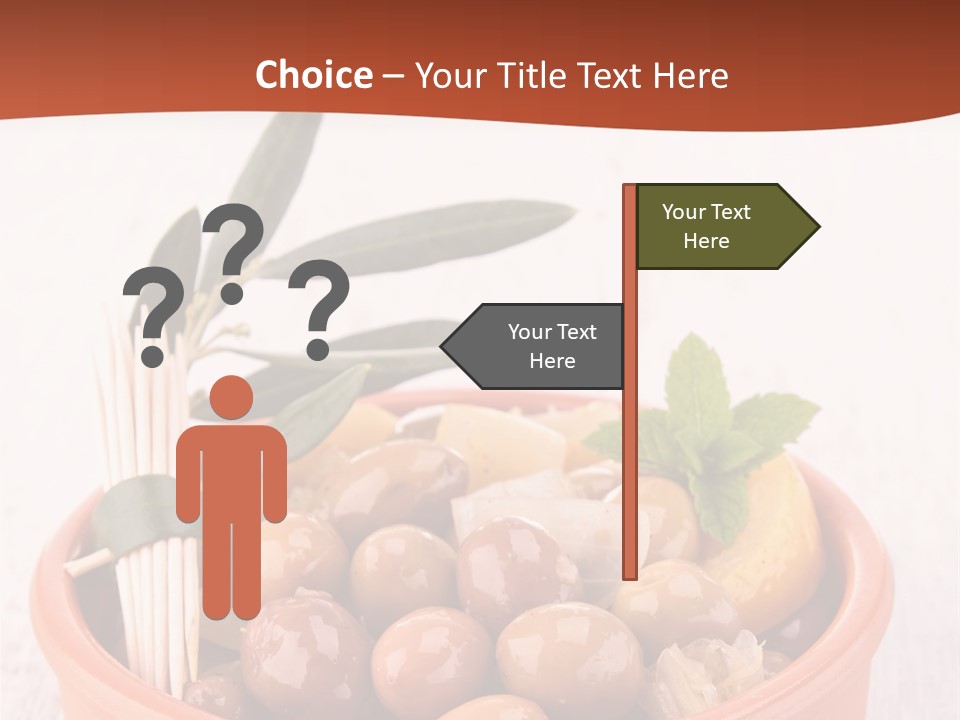 Fresh Seasonal Olive PowerPoint Template