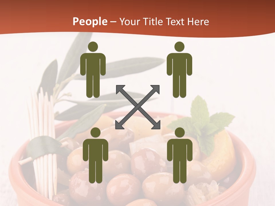 Fresh Seasonal Olive PowerPoint Template