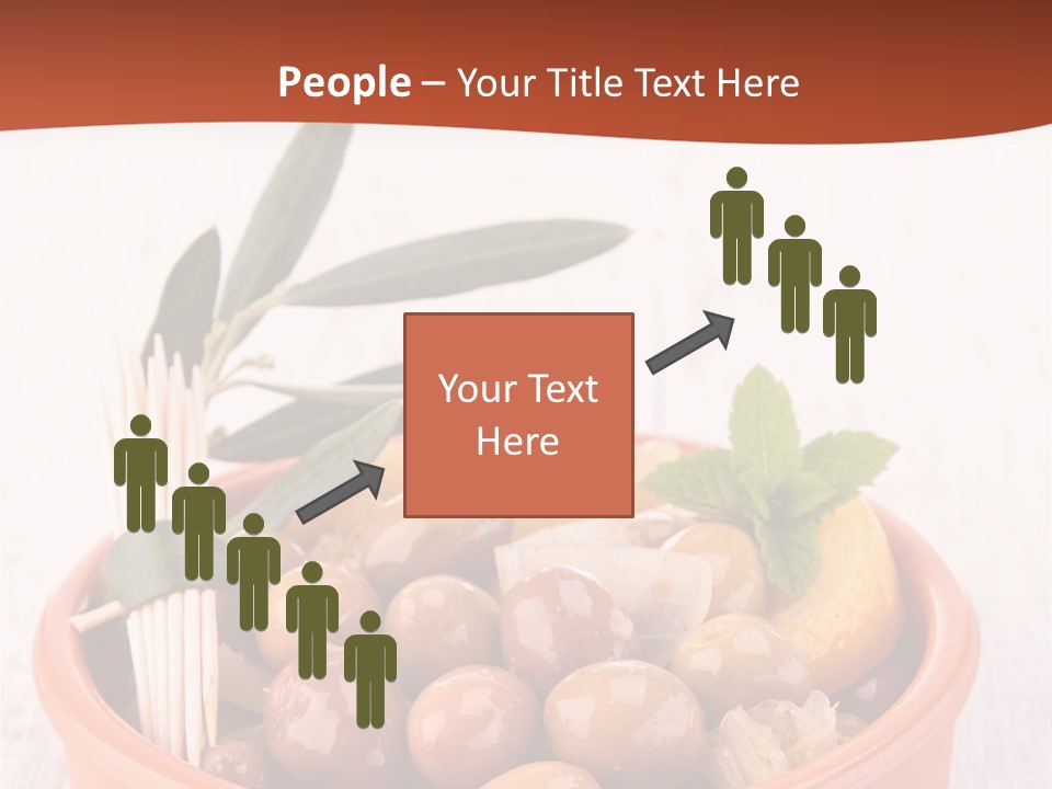 Fresh Seasonal Olive PowerPoint Template