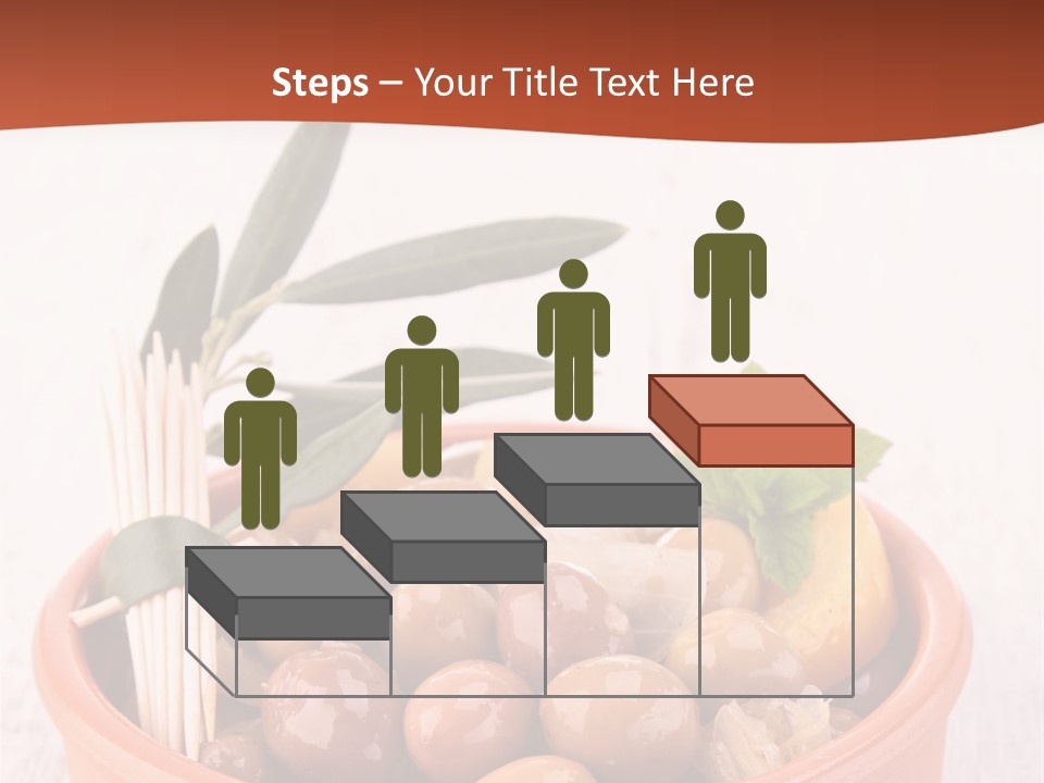 Fresh Seasonal Olive PowerPoint Template