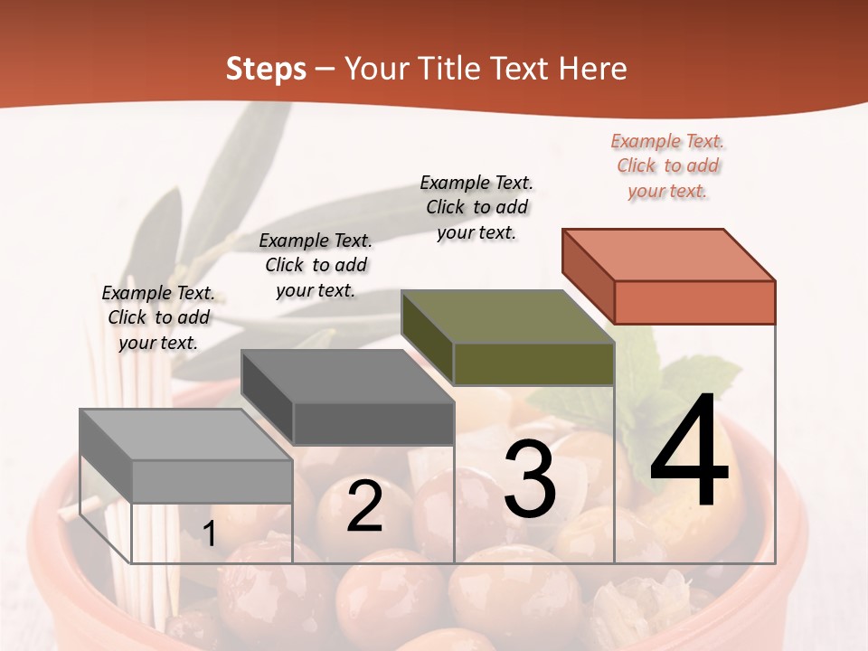 Fresh Seasonal Olive PowerPoint Template