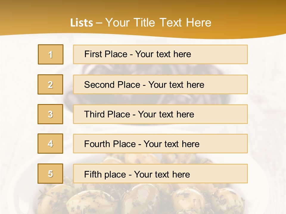 Snack Antipasti Cuisine PowerPoint Template
