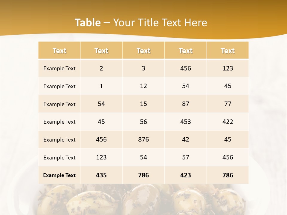 Snack Antipasti Cuisine PowerPoint Template
