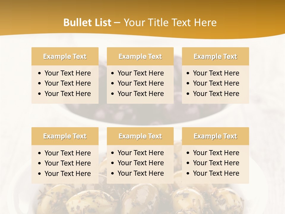 Snack Antipasti Cuisine PowerPoint Template