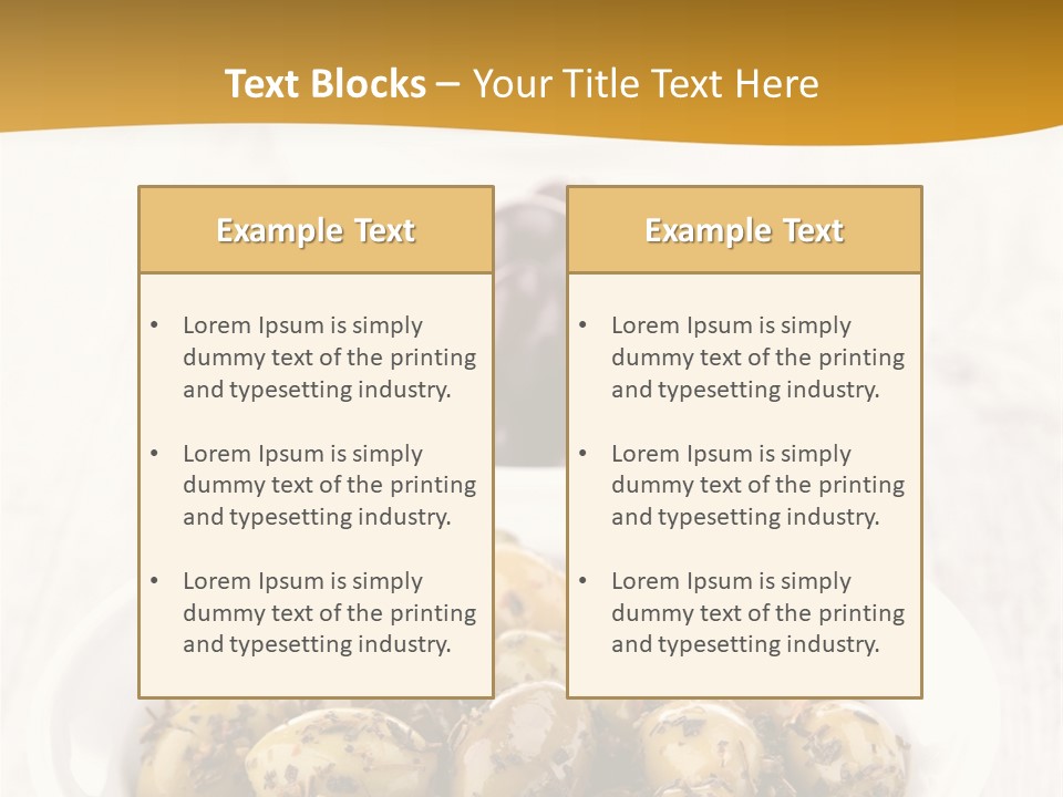 Snack Antipasti Cuisine PowerPoint Template