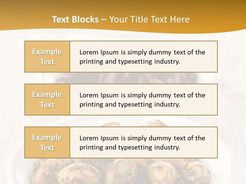 Snack Antipasti Cuisine PowerPoint Template
