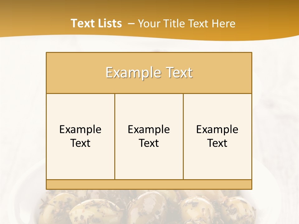 Snack Antipasti Cuisine PowerPoint Template