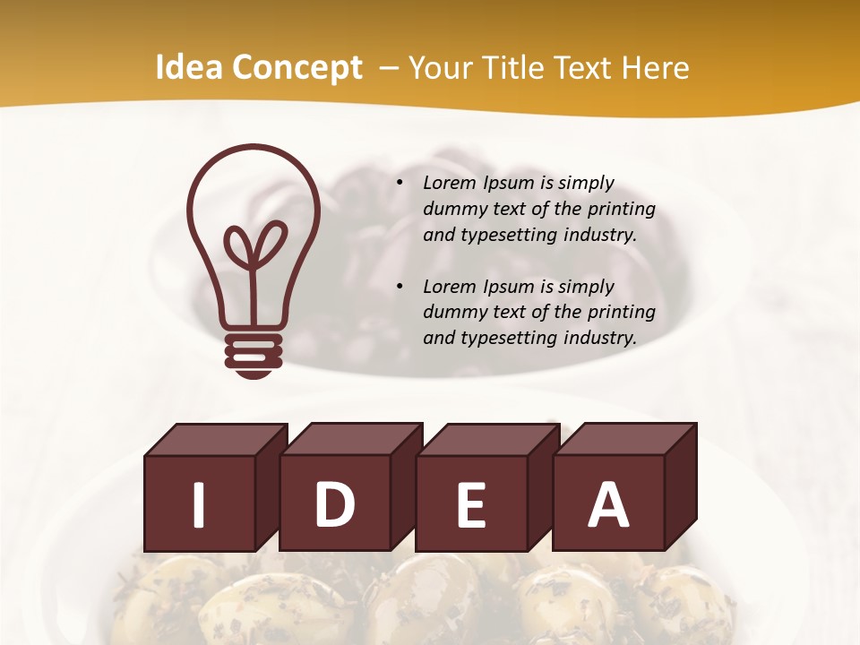 Snack Antipasti Cuisine PowerPoint Template
