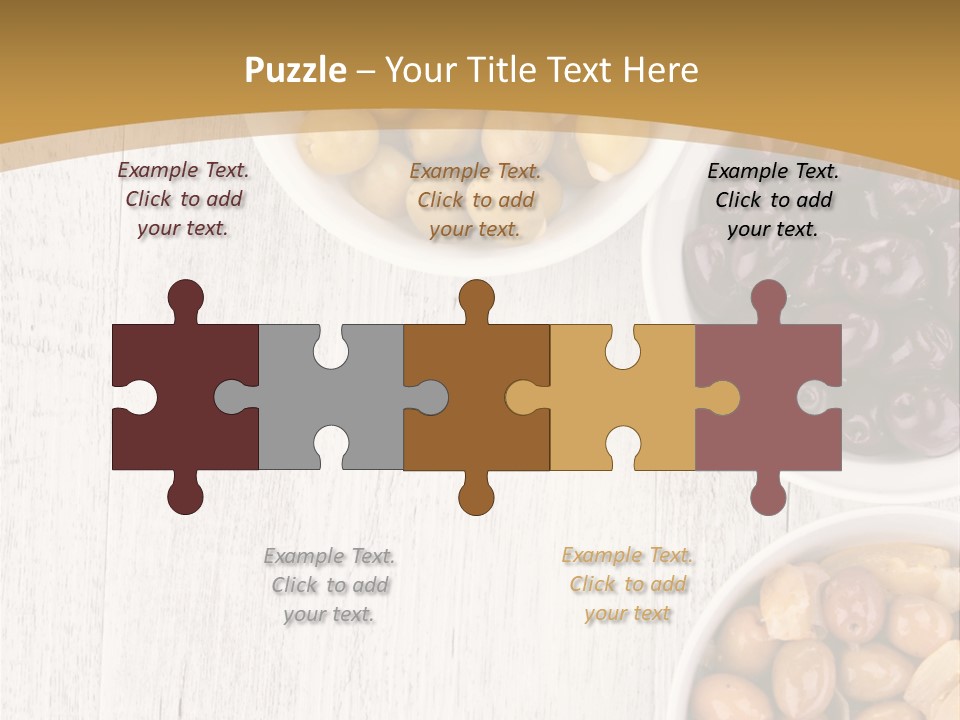 Nutrition Antipasti Bowl PowerPoint Template