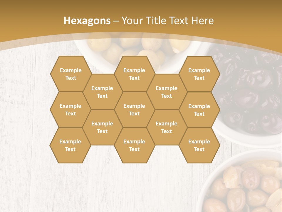 Nutrition Antipasti Bowl PowerPoint Template