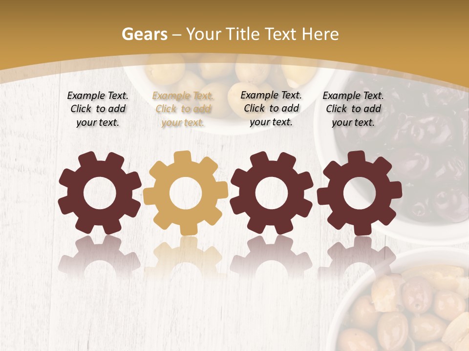 Nutrition Antipasti Bowl PowerPoint Template