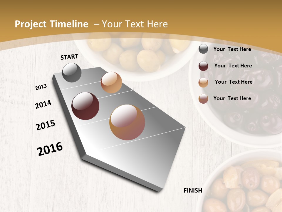 Nutrition Antipasti Bowl PowerPoint Template
