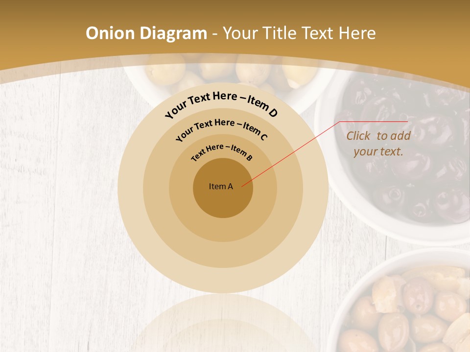 Nutrition Antipasti Bowl PowerPoint Template