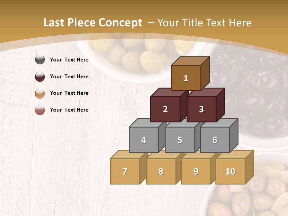 Nutrition Antipasti Bowl PowerPoint Template