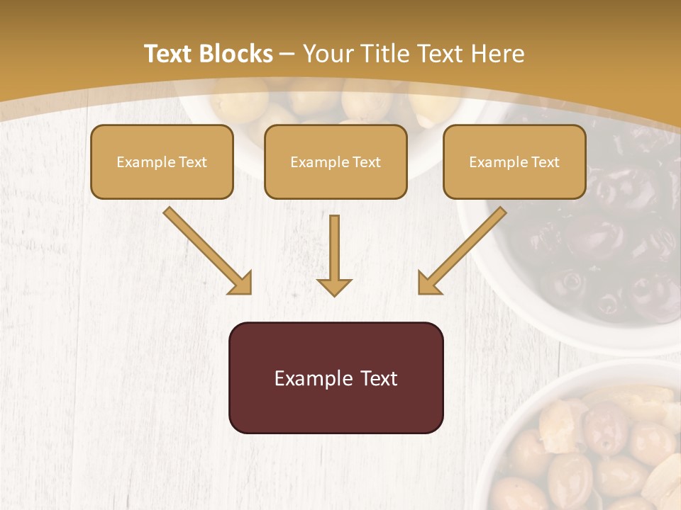 Nutrition Antipasti Bowl PowerPoint Template