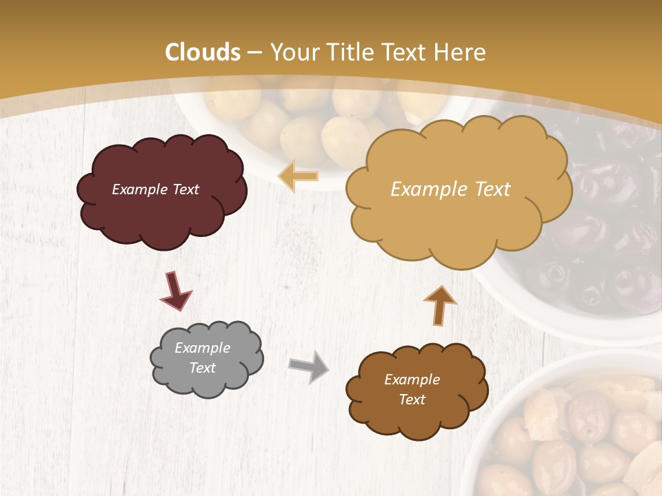 Nutrition Antipasti Bowl PowerPoint Template