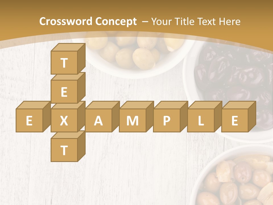 Nutrition Antipasti Bowl PowerPoint Template