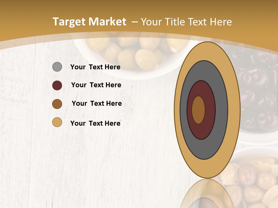 Nutrition Antipasti Bowl PowerPoint Template