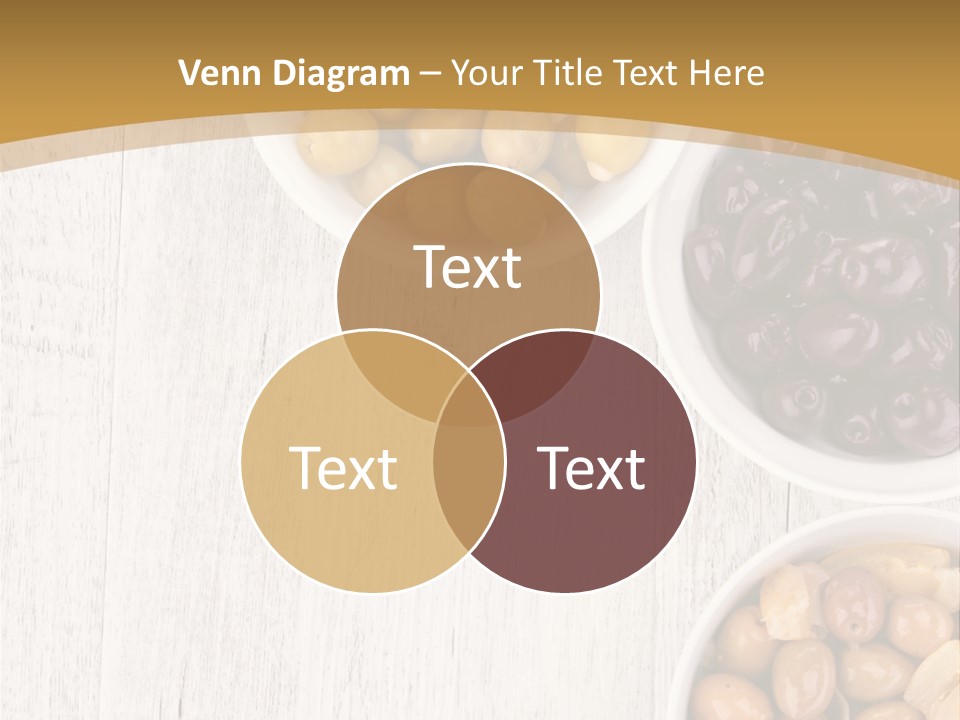 Nutrition Antipasti Bowl PowerPoint Template