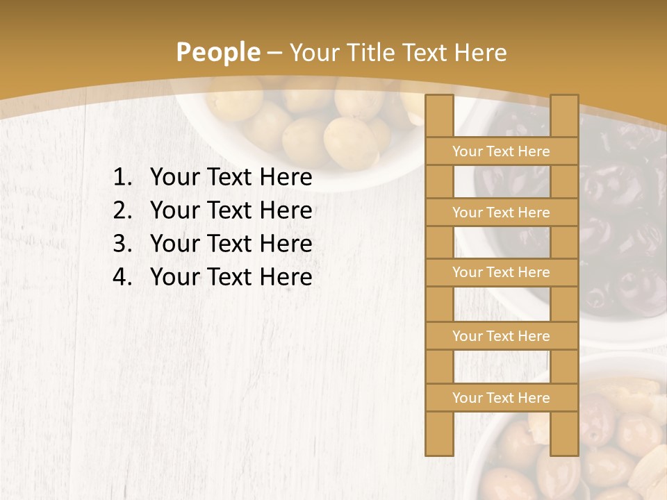 Nutrition Antipasti Bowl PowerPoint Template