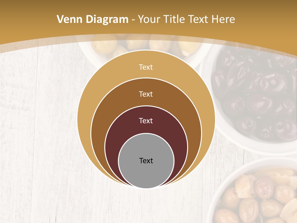 Nutrition Antipasti Bowl PowerPoint Template