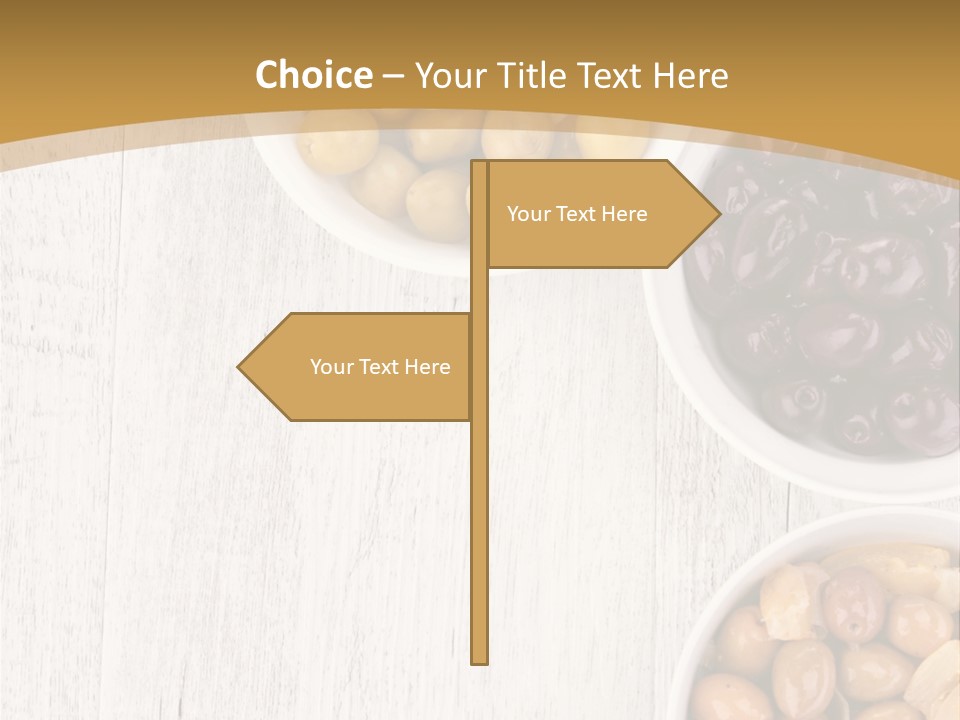Nutrition Antipasti Bowl PowerPoint Template