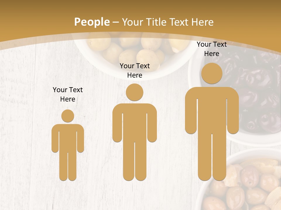 Nutrition Antipasti Bowl PowerPoint Template