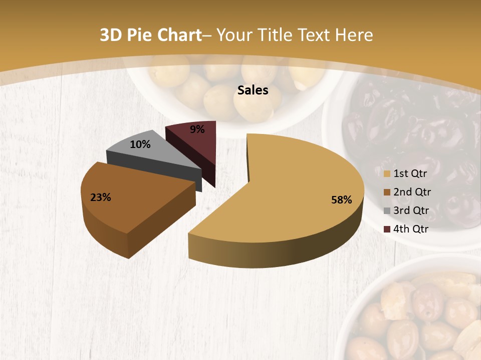 Nutrition Antipasti Bowl PowerPoint Template