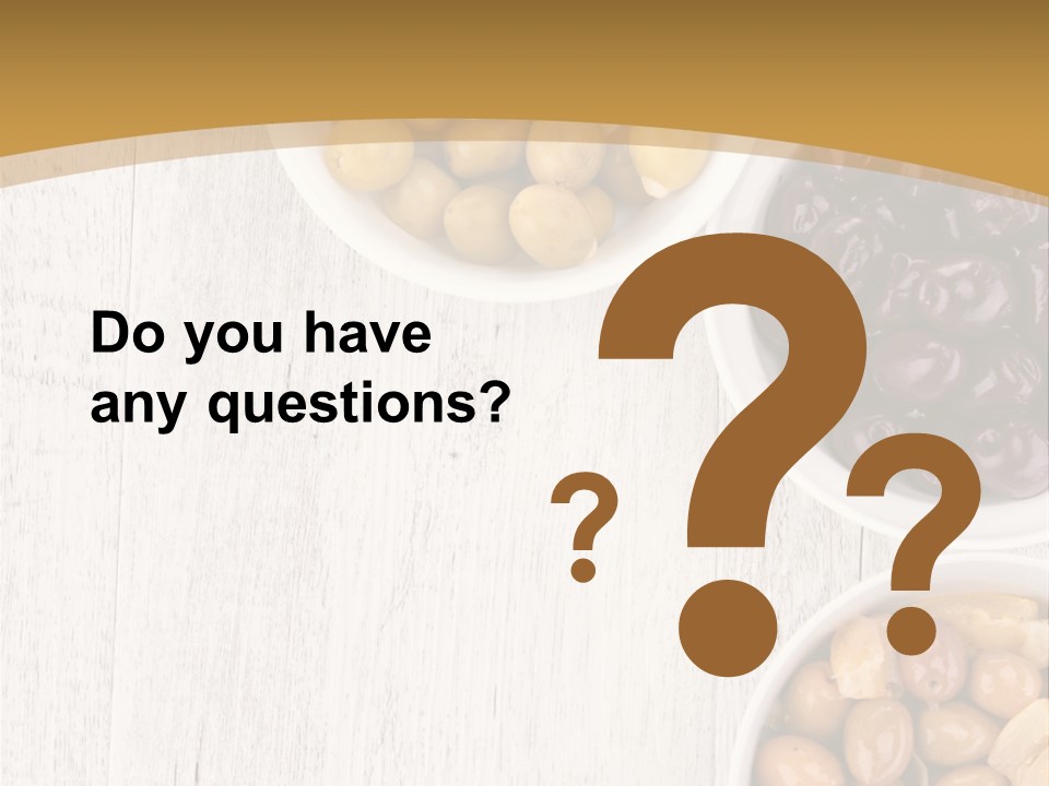 Nutrition Antipasti Bowl PowerPoint Template