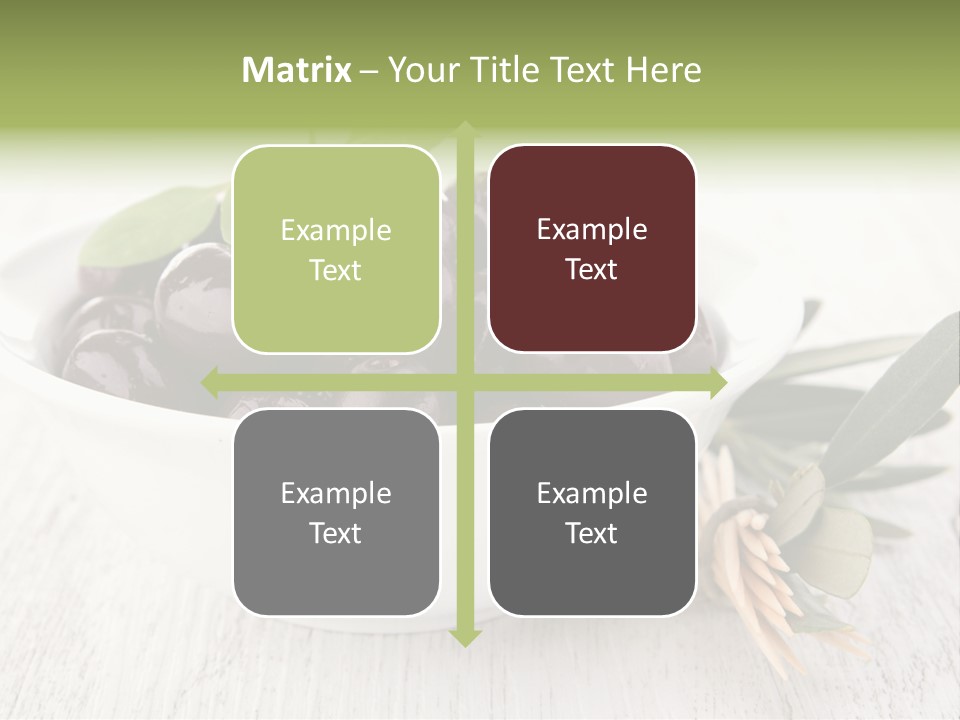 Summer Branch Antipasti PowerPoint Template