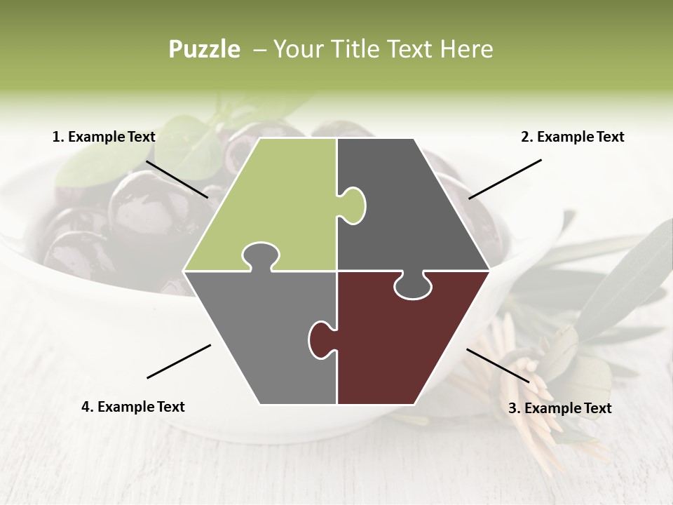 Summer Branch Antipasti PowerPoint Template