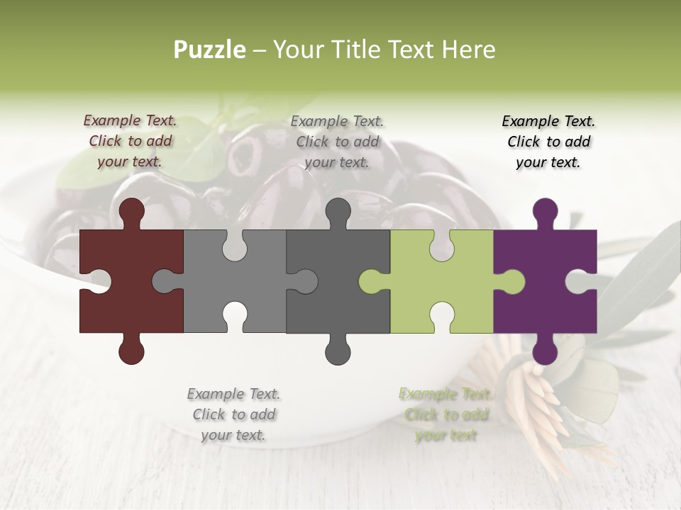 Summer Branch Antipasti PowerPoint Template