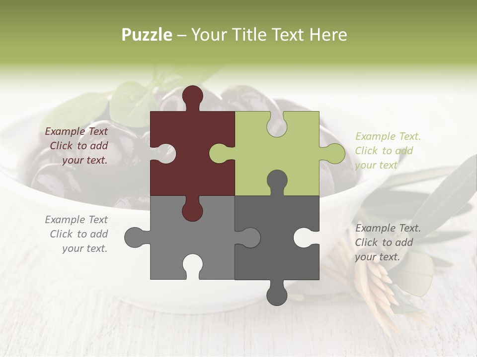 Summer Branch Antipasti PowerPoint Template