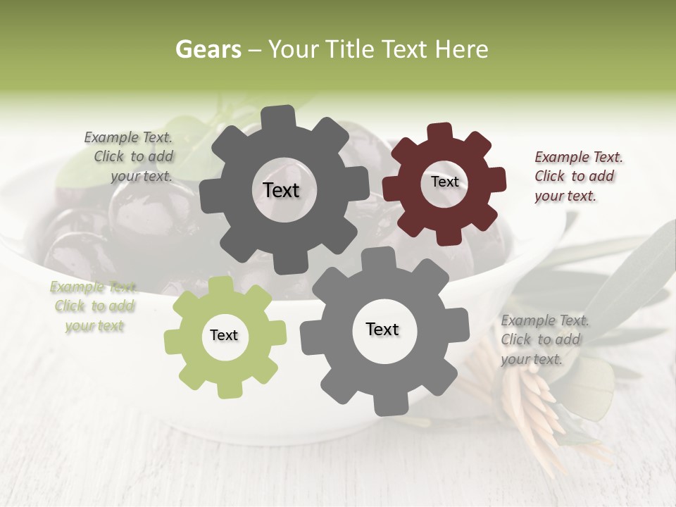 Summer Branch Antipasti PowerPoint Template