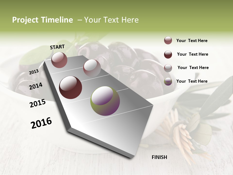 Summer Branch Antipasti PowerPoint Template