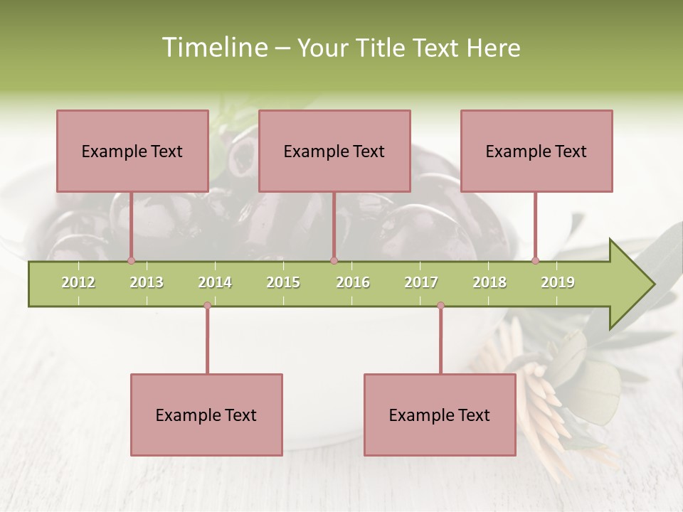 Summer Branch Antipasti PowerPoint Template