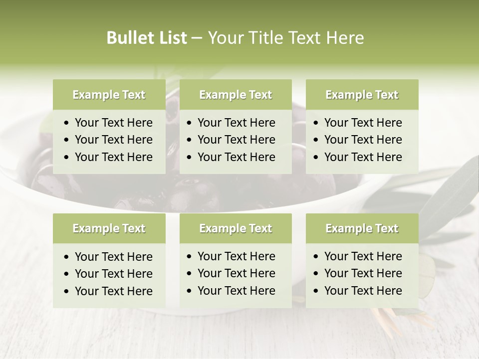 Summer Branch Antipasti PowerPoint Template